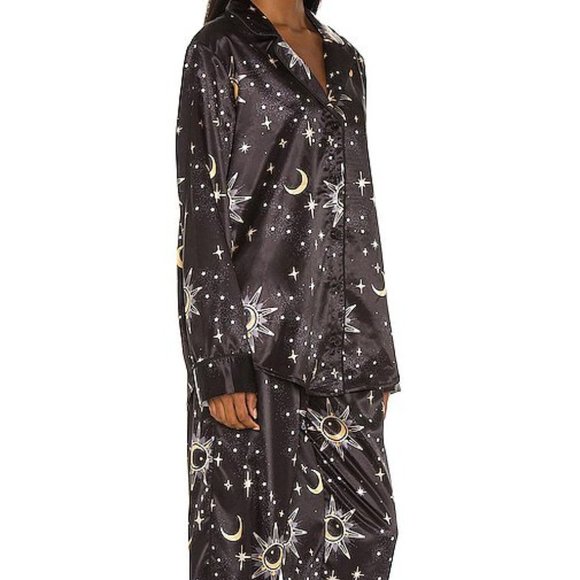 NWT Show Me Your Mumu SMYMM Classic PJ Set Positano Paisley Satin